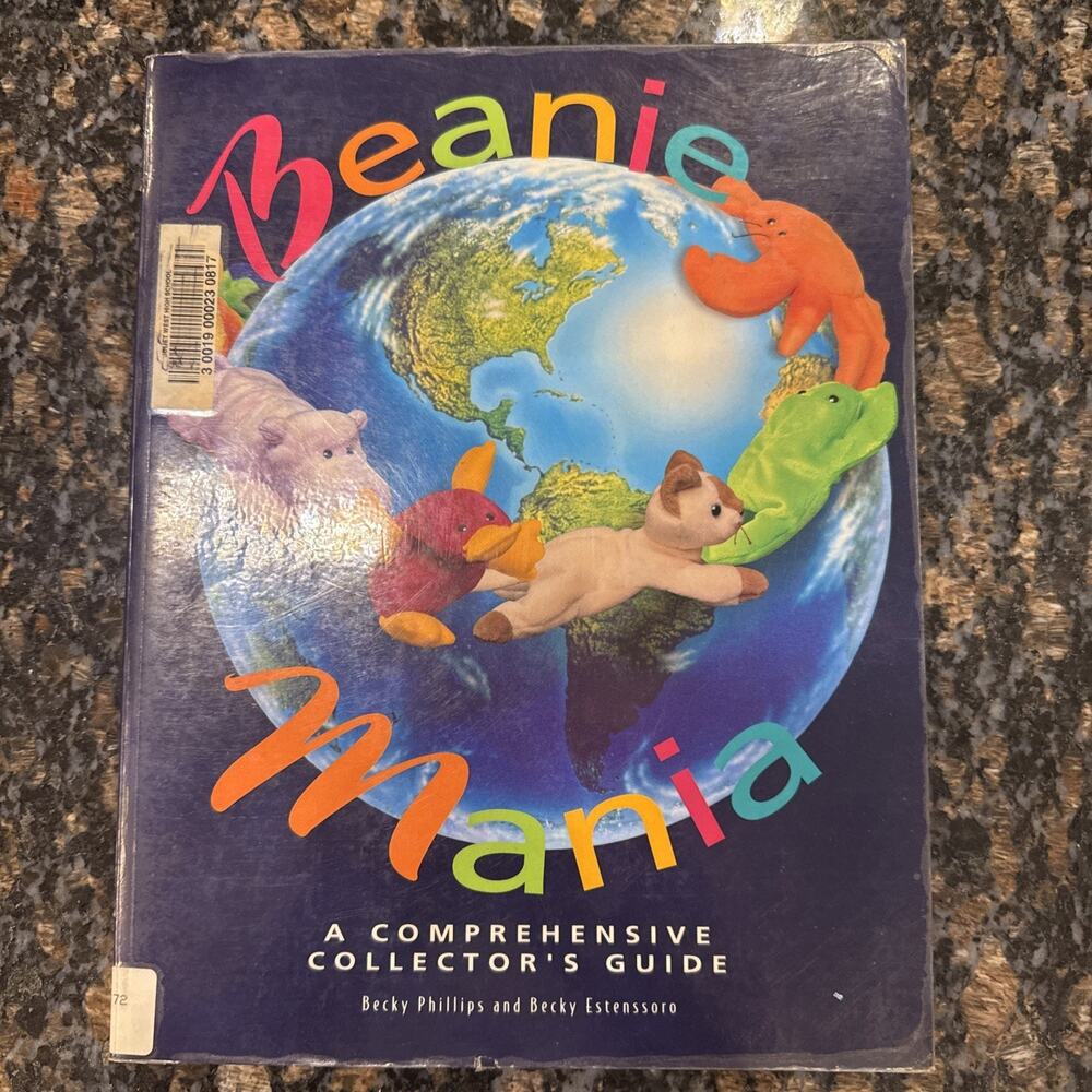 Ty Beanie Mania Collector's Guide Beanie Baby Book Vintage Very Nice condition
